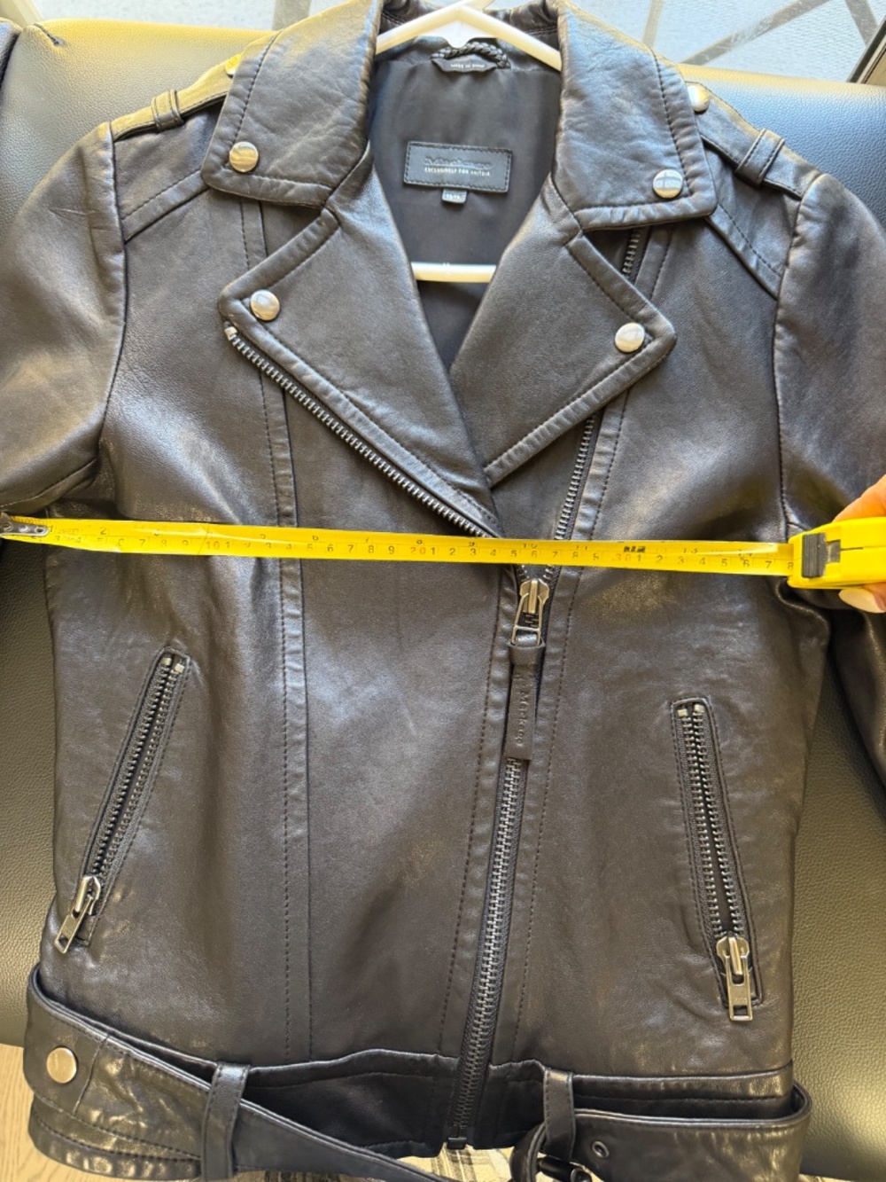 Aritzia x Mackage Florica Lambskin Leather Jacket Sz XS - Picture 7 of 7